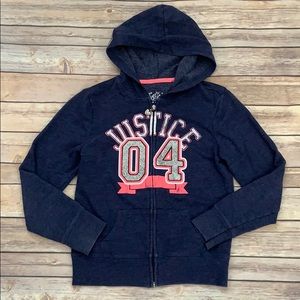 Justice Zippered Sweatshirt